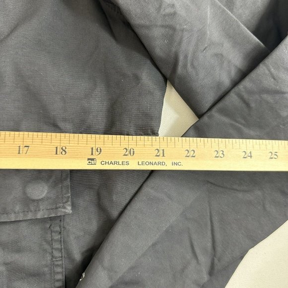 HUF Worldwide Tour Anorak Windbreaker Pullover Jacket Black Big H Logo Men Small - Picture 8 of 10